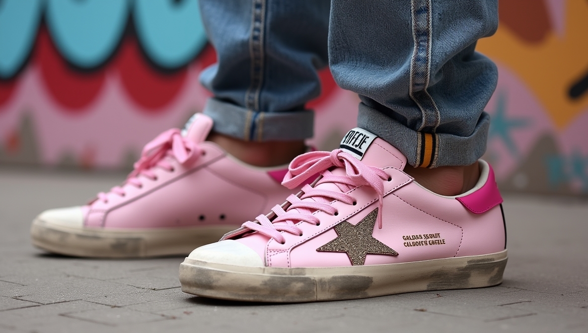 Pink Golden Goose Banner